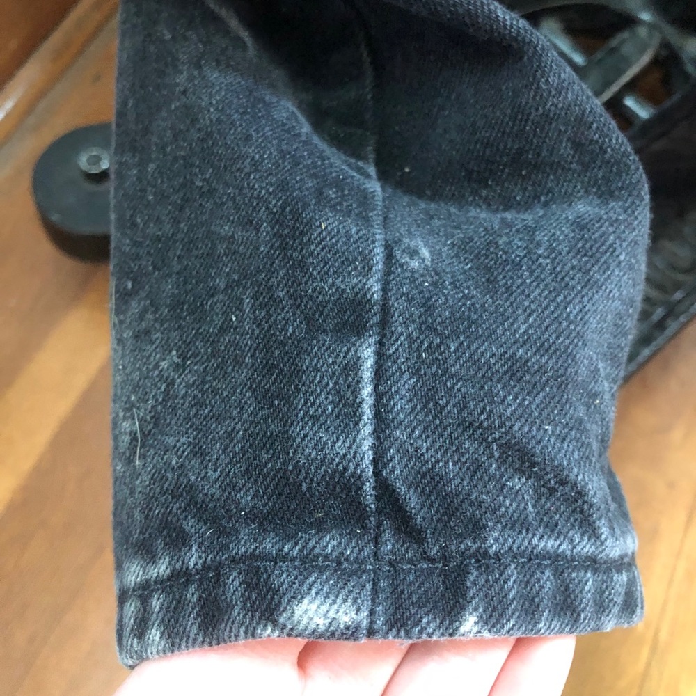 Topshop Black Denim Overalls - Picture 10 of 11